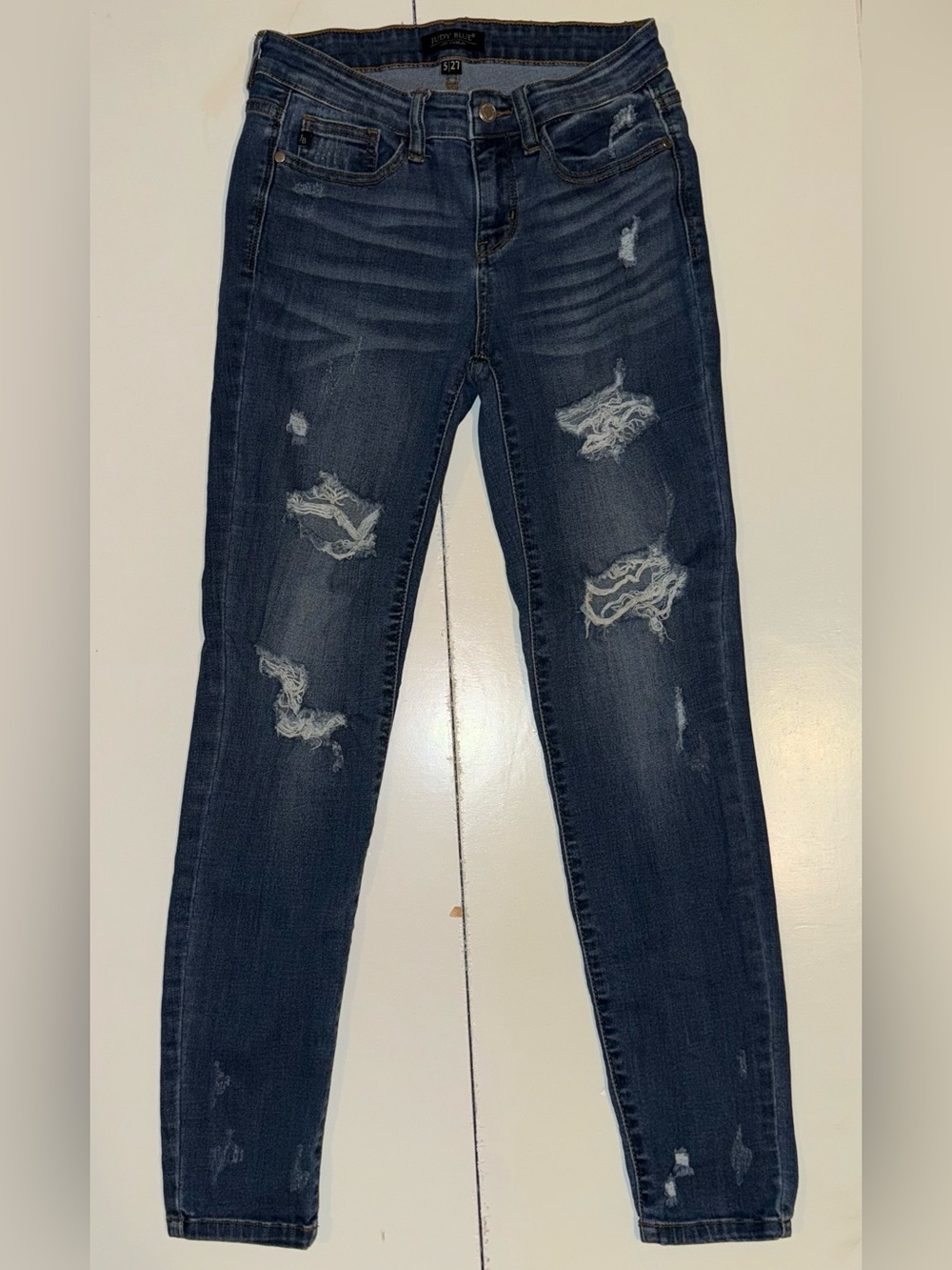 Judy Blue Dark Distressed Jeans